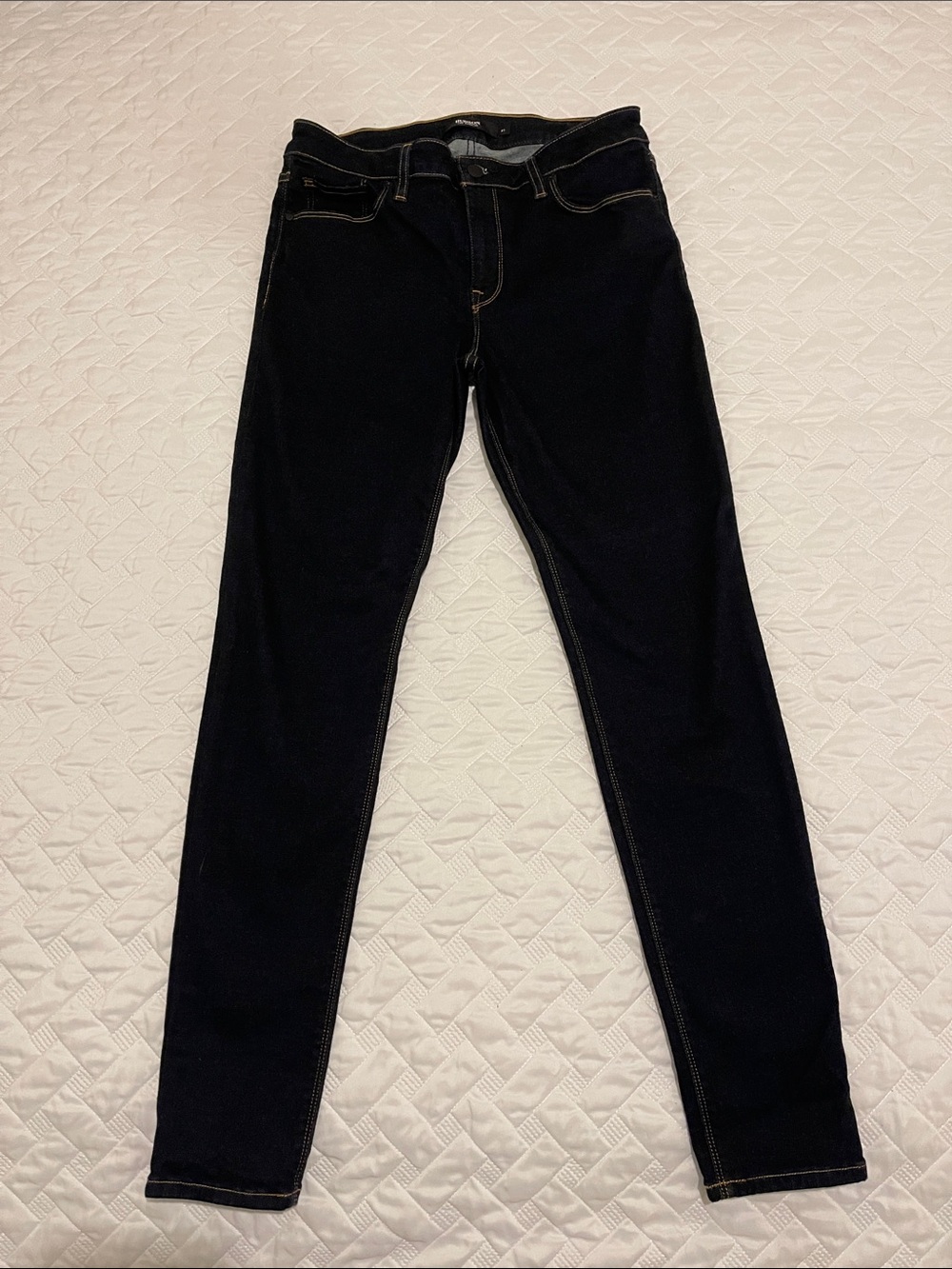 Hudson Krista super skinny dark blue jean sz 31